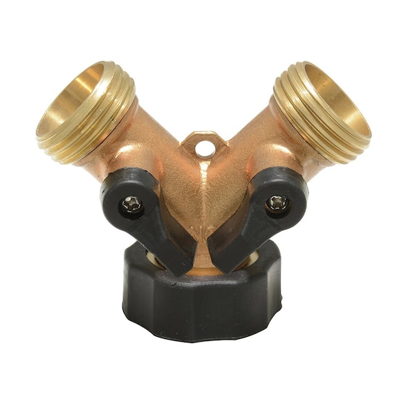 Surtek Y-Shaped Metallic Hose Adapter Made Of Bronze 130334 - main